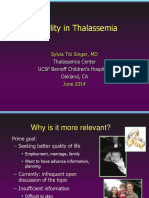 Fertility in Thalassemia: Sylvia Titi Singer, MD