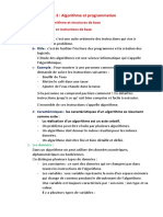 Module 3 Algorithme Et Programmation PDF