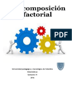 Descomposición Factorial