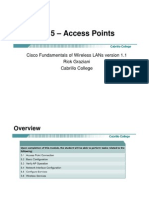 Cisco Wireless LAN - Access Points - Mod 5