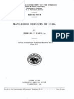 Manganese Deposits of Cuba: Bulletin 935-B