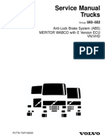 Service Manual Trucks: Anti-Lock Brake System (ABS) Meritor Wabco With E Version Ecu VN/VHD