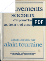 Mouvements Sociaux D'aujourd'hui: Acteurs Et Analystes