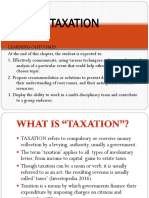 Taxation