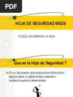 Charla Hojas de Seguridad