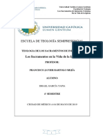 Los Sacramentos de Iniciación en La Vida de La Iglesia