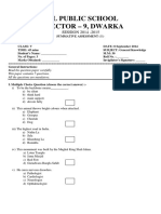 Itl Public School Sector - 9, Dwarka: SESSION 2014 - 2015