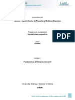 Unidad 1. Fundamentos Del Derecho Mercantil PDF