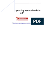 Distributed Operating System by Sinha PDF