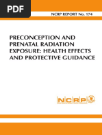 (NCRP Report No. 174 - ) - Preconception and Prenatal Radiation Exposure - Health Effects and Protective Guidance-National Council On Radiation (2014) PDF