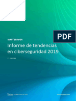 Informe de Tendencias en Ciberseguridad 2019 PDF