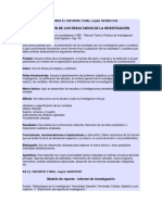 Guía para El Informe Final Según Mendicoa