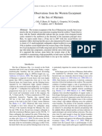 Sea-Bottom Observations From The Western Escarpment of The Sea of Marmara