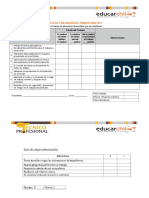 Rúbrica de Evaluación Informatica