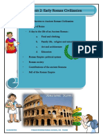 Unit 2: Early Roman Civilization: Humanities Podar International School, Cie - Thane