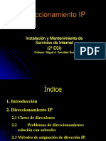 Direccionamiento IP