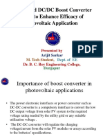 Fuzzy Based DC/DC Boost Converter Design To Enhance Efficacy of Photovoltaic Application