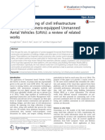 Visual Monitoring of Civil Infrastructure Systems Via Camera Equipped Unmanned Aerial Vehicles Uavs A Review of Related Works