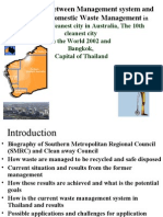 Comparison Between Management System and Policies On Domestic Waste Management