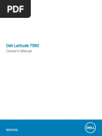 Dell Latitude 7390: Owner's Manual