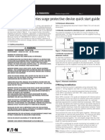 Surge Protective Device Quick Start Guide IL158001EN