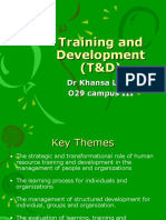 Training and Development