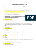 Examen Teorico para Trabajos en Altura