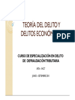 Teoría Del Delito y Delitos Económicos