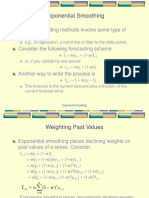 Exponential Smoothing