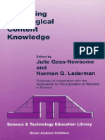 Examining Pedagogical Content Knowledge The Construct and Its Implications For Science Education Science Amp Technology Education Library PDF