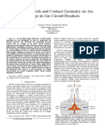 Effects of Nozzle and Contact Geometry On Arc Voltage in Gas Circuit-Breakers