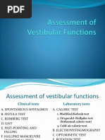 Vestibular Function Tests