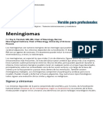 Meningiomas - Trastornos Neurológicos - Manual MSD Versión para Profesionales PDF