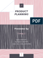 Product Planning