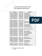 Jadwal Kajian April MRKR 2019