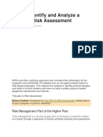 How To Identify and Analyze A Hospital Risk Assessment: Risk Management Part of The Higher Plan