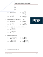 Tutorial Limits and Continuity