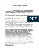 BCD - Código Binario Decimal Codificado