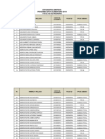 Listado Estudiantes Admitidos Fac Ingenieria