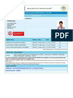 Admit Letter For Online JAIIB Examination - May 2019 Candidate Details