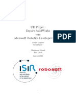 Rapport Projet SolidWorks-MRDS