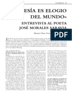 Entrevista A José Morales Saravia