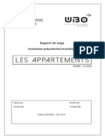 Les Appartements de Paris Clichy Rapport de Stage PDF