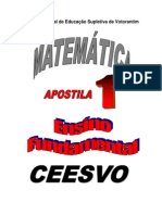 Apostila Ensino Fundamental CEESVO - Matemática 01