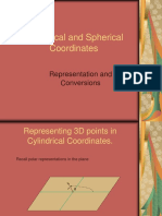 Cylindrical and Spherical Coordinates