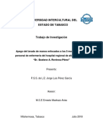 Apego Del Lavado de Manos Enfocados A Los 5 Momentos Por El Personal de Enfermería Del Hospital Regional de Alta Especialidad "Dr. Gustavo A. Rovirosa Pérez"