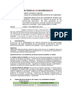 Informe Técnico de Aprobacion