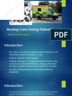 Nursing Care During Patient Transfer - Purwoko Sugeng Harianto PDF