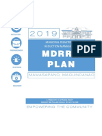 Municipal Disaster Risk Reduction Management Plan