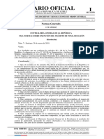 Resolución #7 de CGR - Sobre Toma de Razón - Reemplaza La Res. Ex. 1600